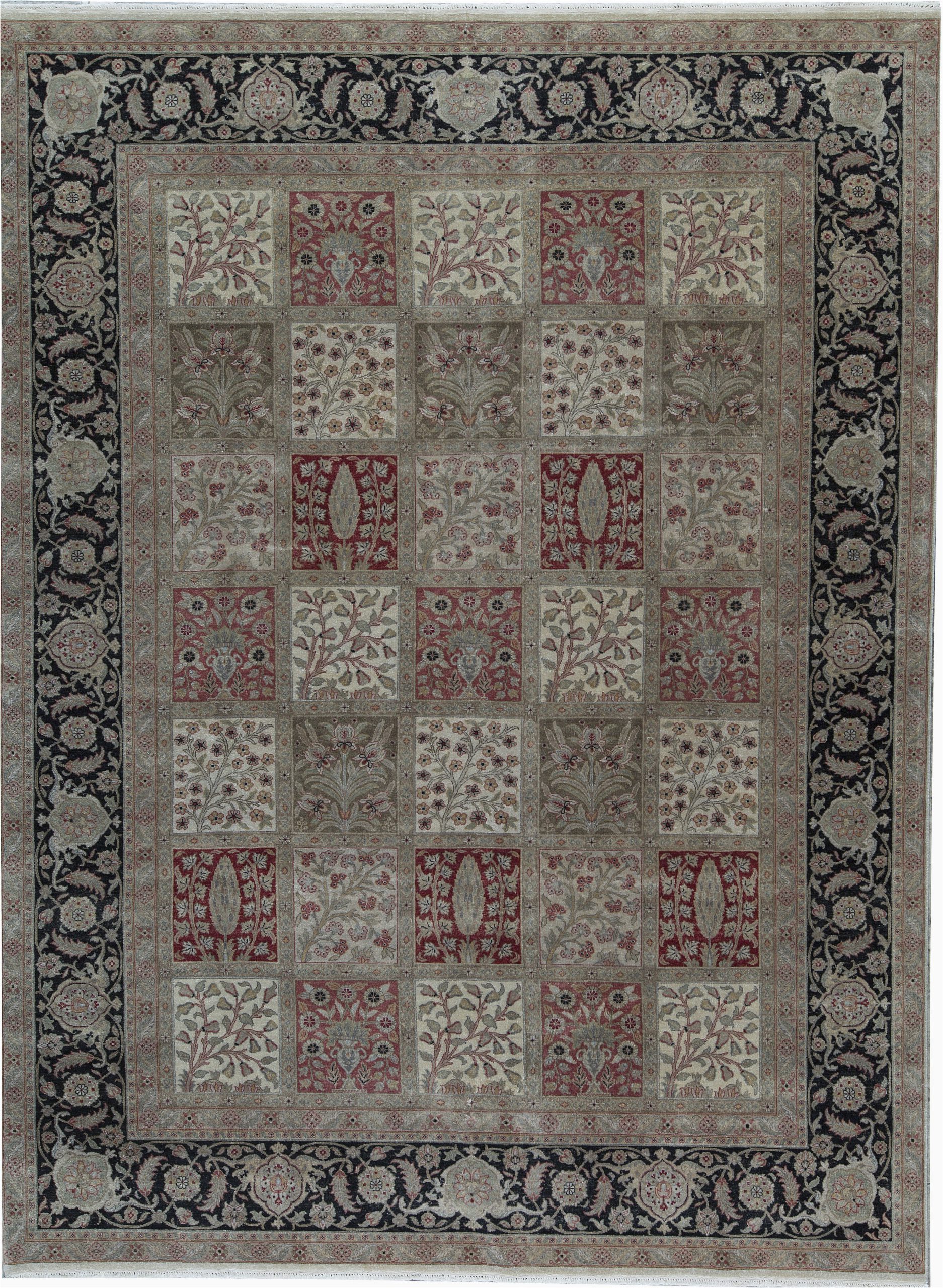 12 X 13 area Rug E Of A Kind Mountain King Hand Knotted Brown 10 X 13 7" Wool area Rug