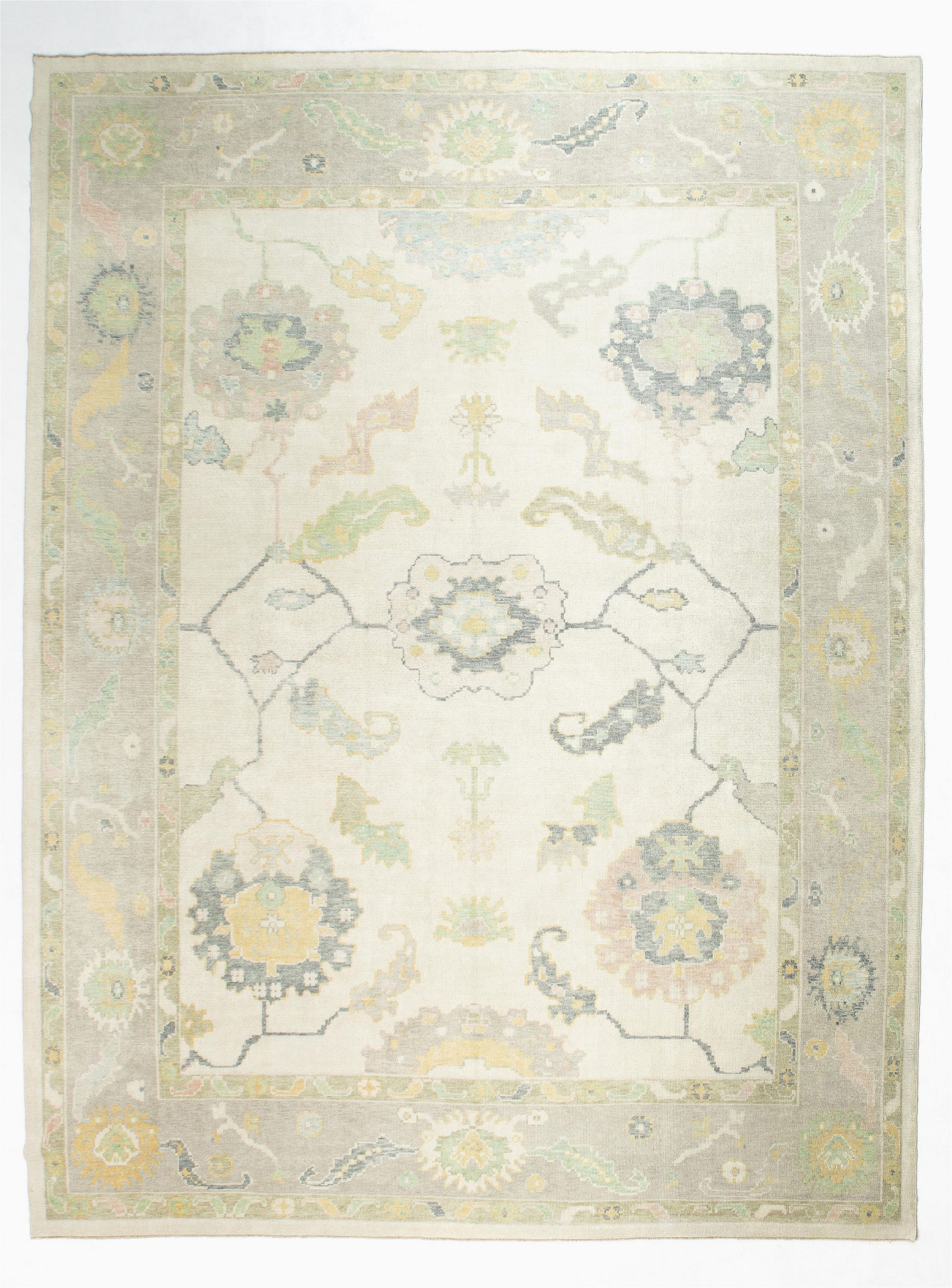 12×16 area Rugs Near Me 12×16 Ivory & White Modern Oushak area Rug