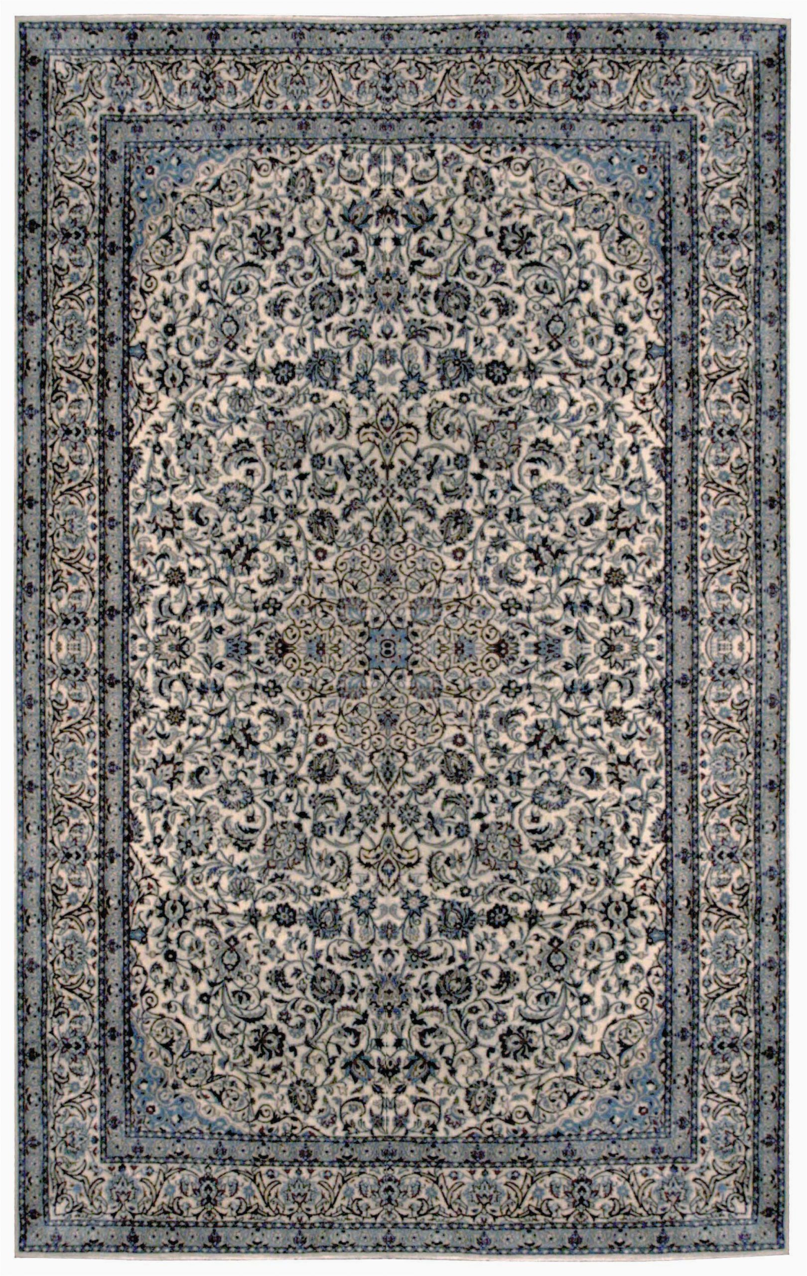 4 X 10 area Rug E Of A Kind oriental Hand Knotted 6 9" X 10 4" Wool Blue area Rug