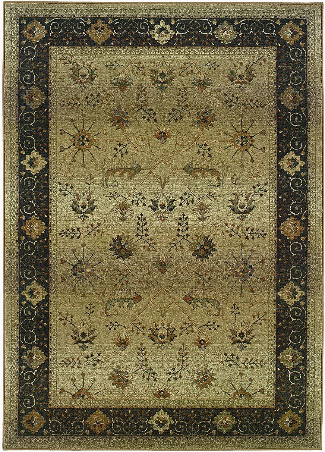 8 Ft X 8 Ft Square area Rug Traditional Genesis Tan 8ft Square area Rug Amazon