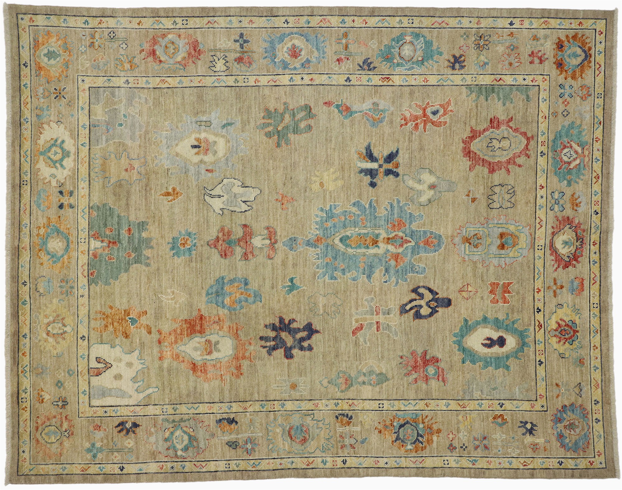 8 X 10 Contemporary area Rugs 8 X 10 Oushak Rug