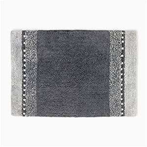 Amazon Bathroom Rugs Gray Amazon Com Twilight Cotton Bath Rug In Grey Home Kitchen