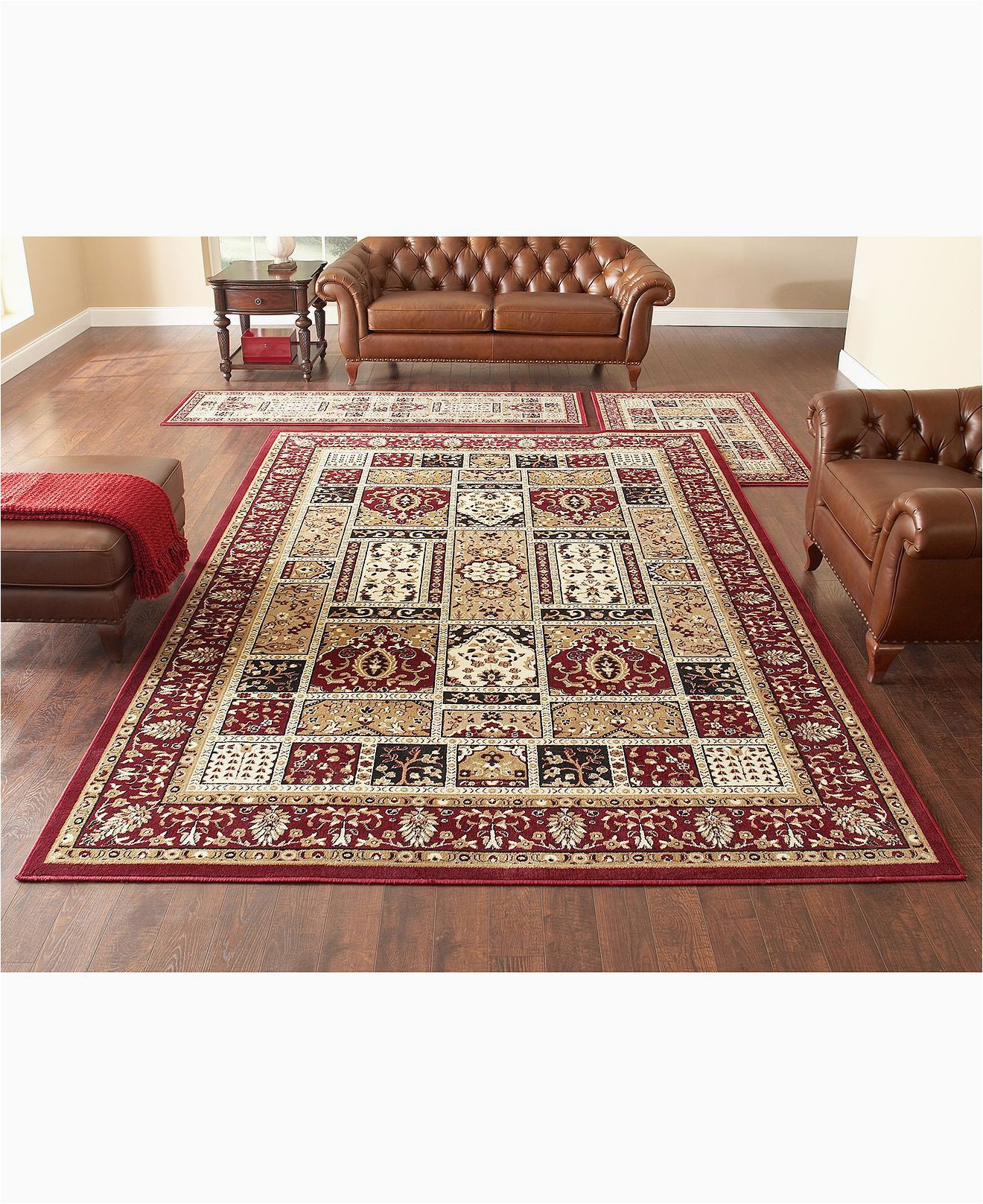 Area Rug Sets Home Décor Km Home Kenneth Mink area Rug Set Roma Collection 3 Piece