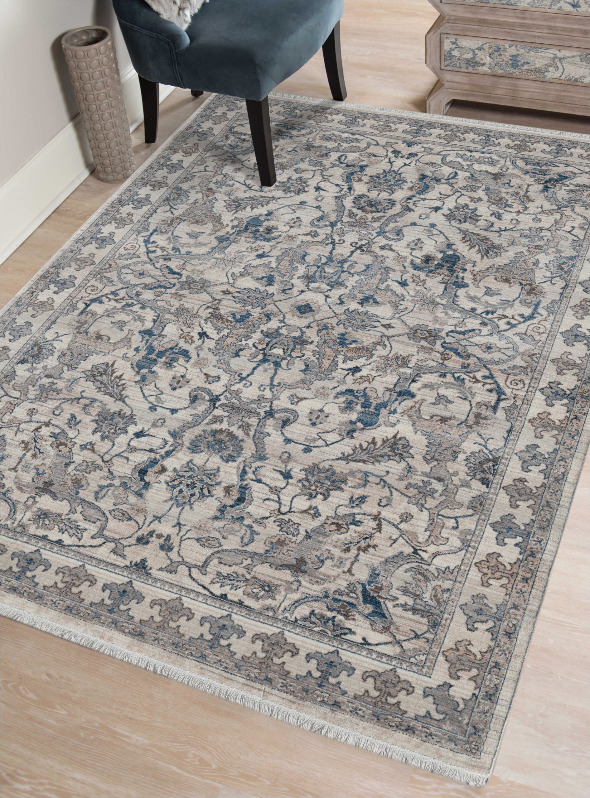 Area Rugs with Blue and Browns Amer Rugs Arcadia Cream Blue Brown Rectangular area Rug
