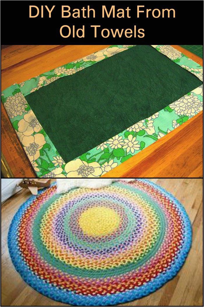 Bathroom Rugs Cut to Fit Make Your Own soft and Super Absorbent Bath Mat From Old