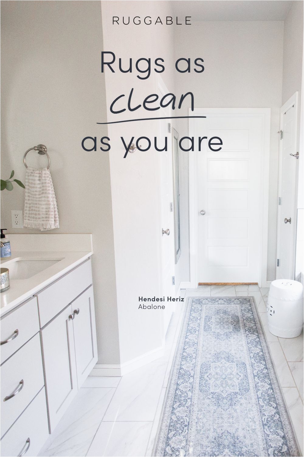 Bathroom Rugs with Sayings Refresh Your Bathroom with Ruggable Machine Washable Rugs
