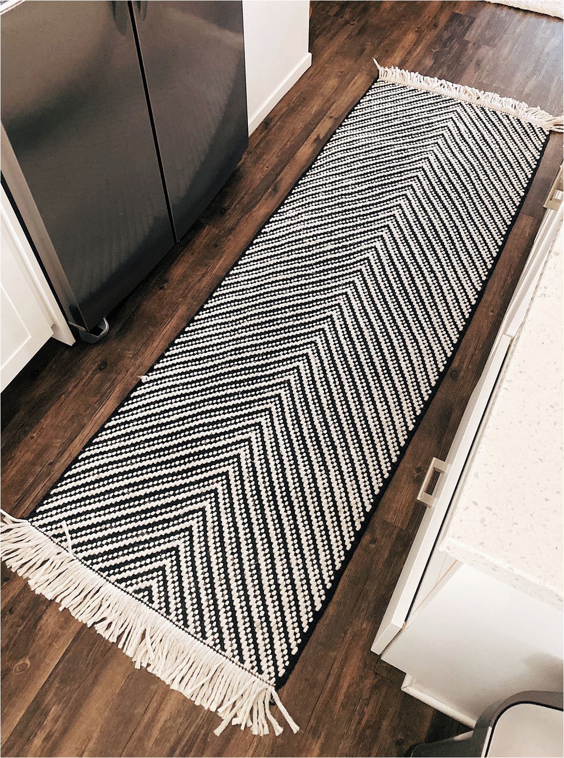 Bed Bath and Beyond Bathroom Rug Runners Fashion Jackson Tar Black White Chevron Kitchen Rug