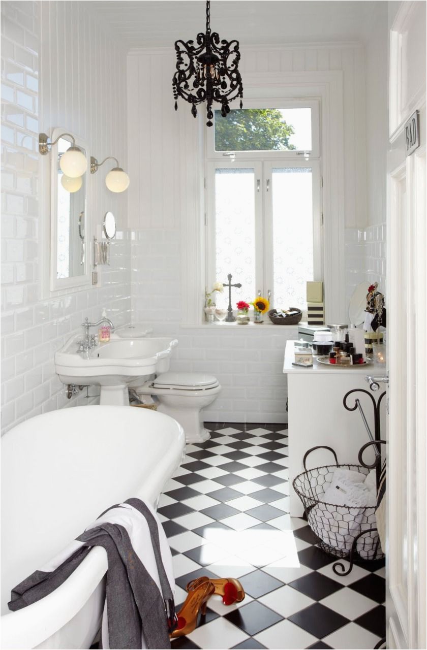 Black and White Checkered Bathroom Rug 30 Vintage and Grandiose Checkered Bathrooms