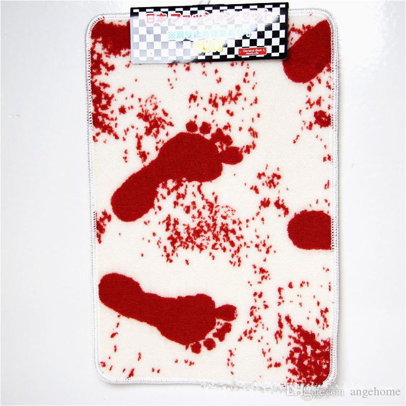Blood Rug for Bathroom 2020 Scary Blood Bathroom Bath Mat Carpet Rug Blood