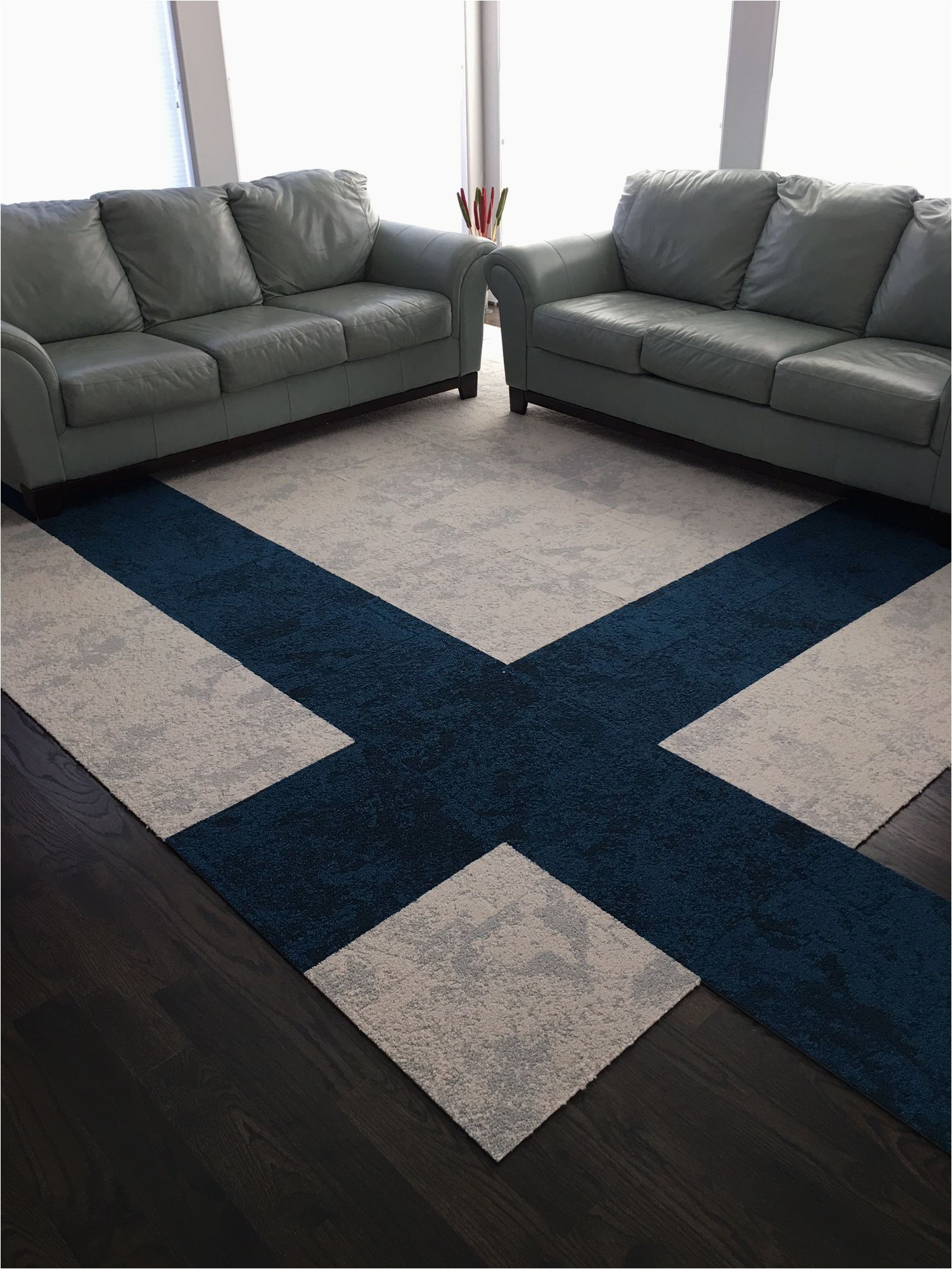 Carpet Tiles to Make area Rug Add Simple Lines to the Rug and Make Your Space Great