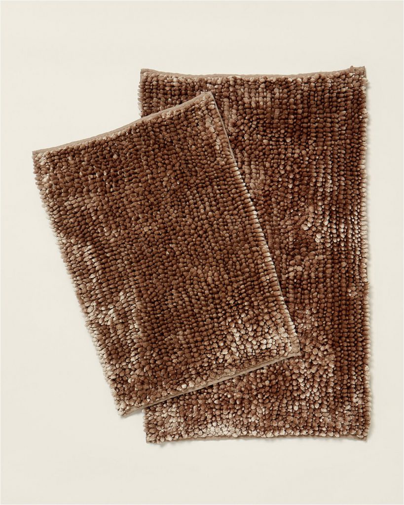 Chenille Bathroom Rug Sets Set Of Two Chenille Bath Rugs danielwultz