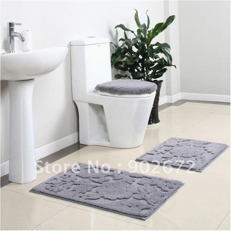 Cute Bathroom Rug Set Cute Bathroom Rug toilet Lid Set /bath Mats/4-piece Bath Rug Set …