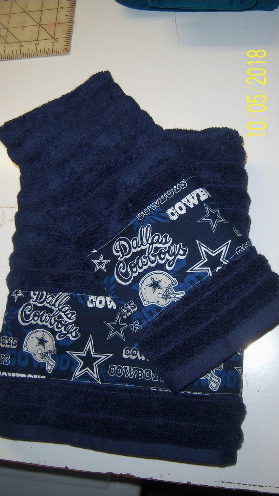 Dallas Cowboys Bathroom Rugs Nfl Bath & Hand towel Set Dallas Cowboys