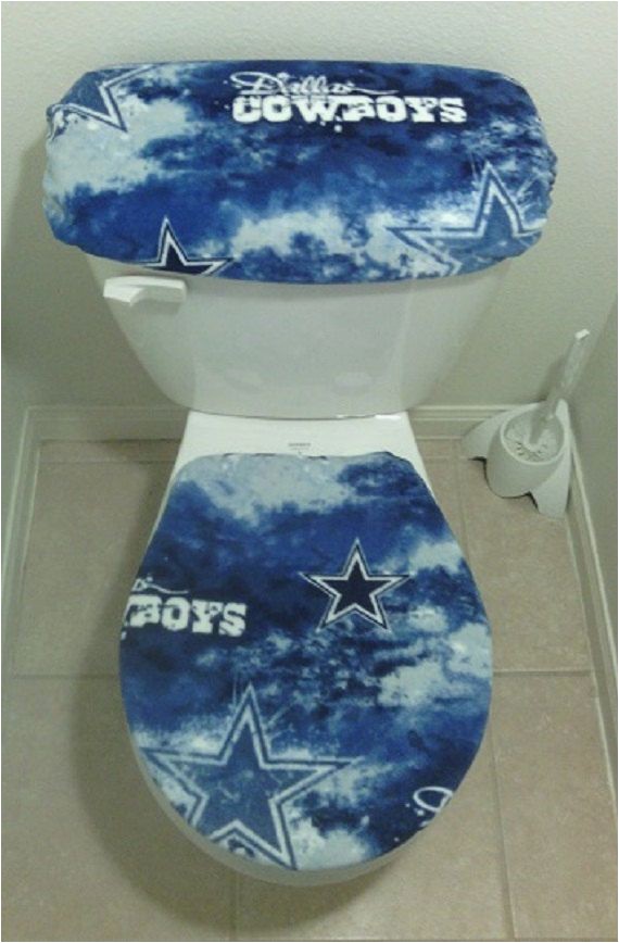 Dallas Cowboys Bathroom Rugs Nfl Dallas Cowboys Marble Fleece Fabric toilet Seat Cover