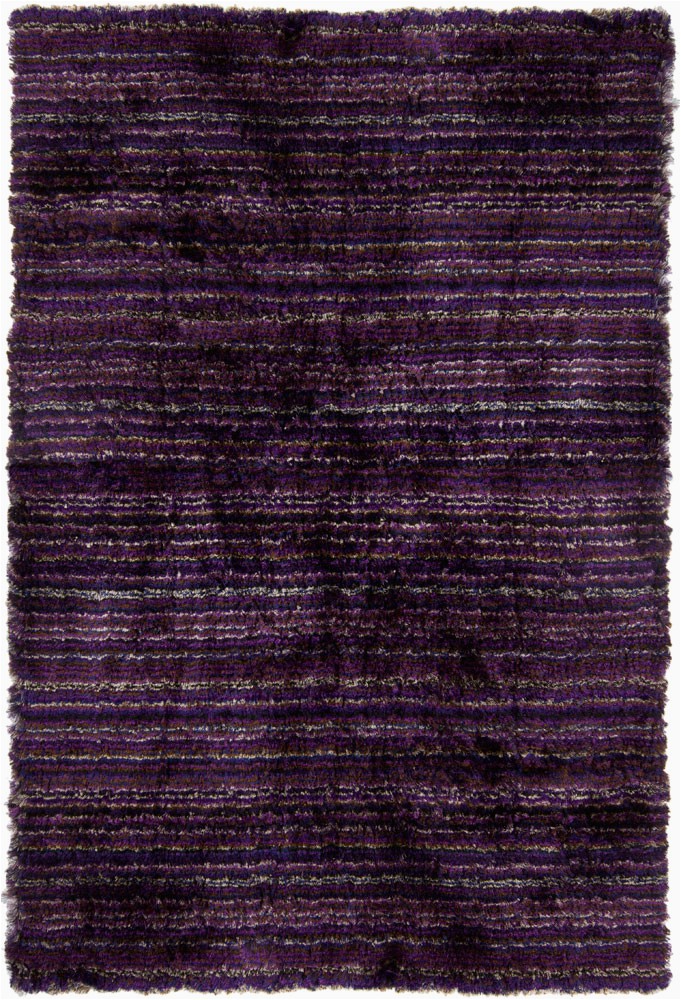 Dark Purple Bathroom Rug Set Contemporary Shag Rugs Savona Flokati