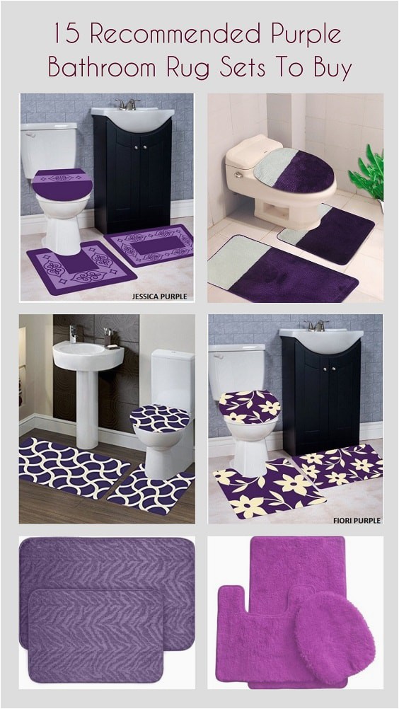 Dark Purple Bathroom Rug Set Dark Purple Bathroom Rug Set Image Of Bathroom and Closet
