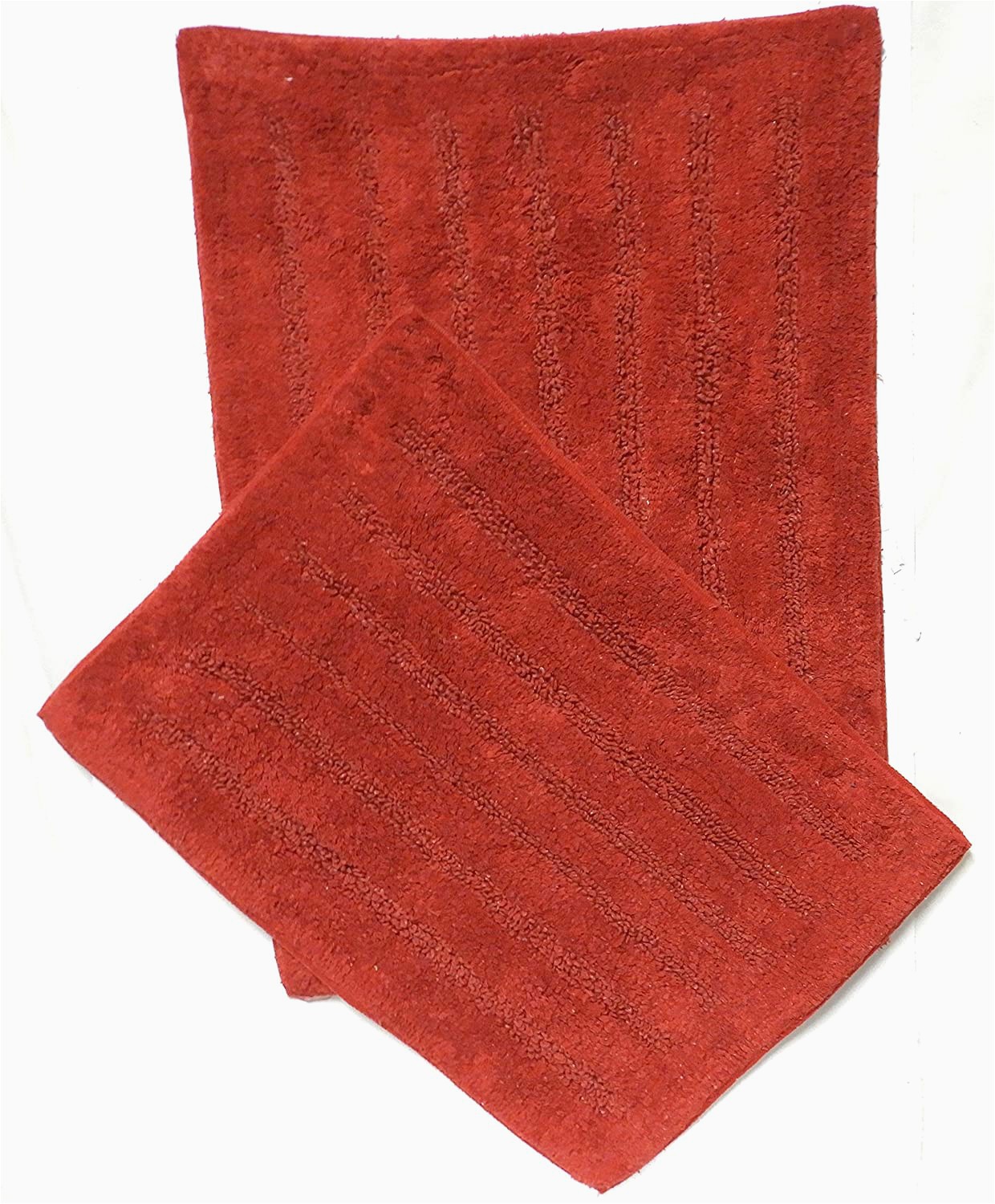 Deep Red Bathroom Rugs Buy 2 Piece Cotton Bath Rug Set Bathroom Mat Ultra