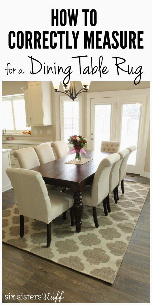 Dining Room Table with area Rug How to Correctly Measure for A Dining Room Table Rug and the