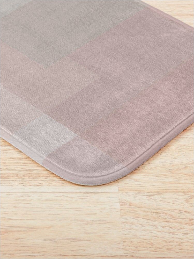 Dusty Rose Bath Rugs Pale Dusty Rose and Grey Shades Bath Mat by Blertadk Med