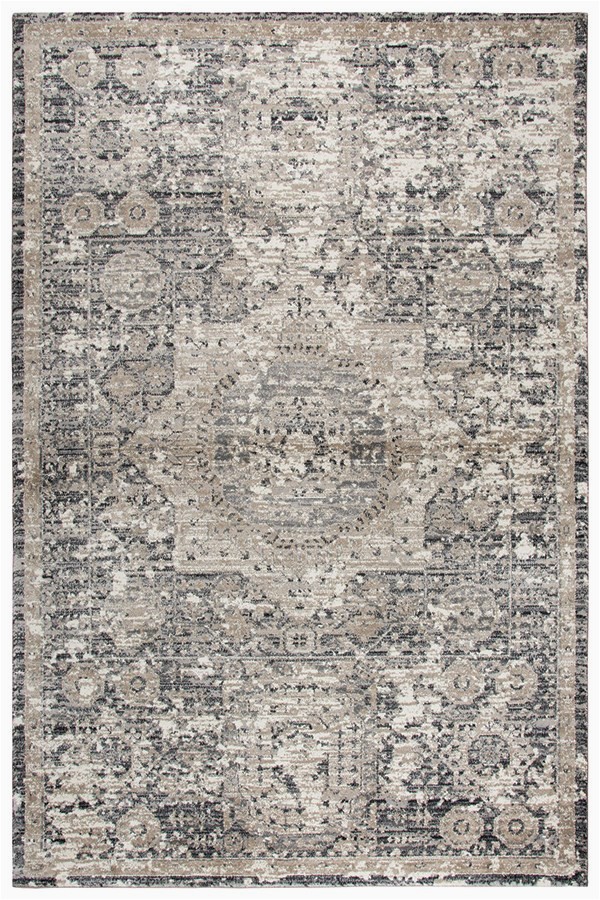Grey Tan and White area Rug Rizzy Home Panache Pn 6977 area Rugs
