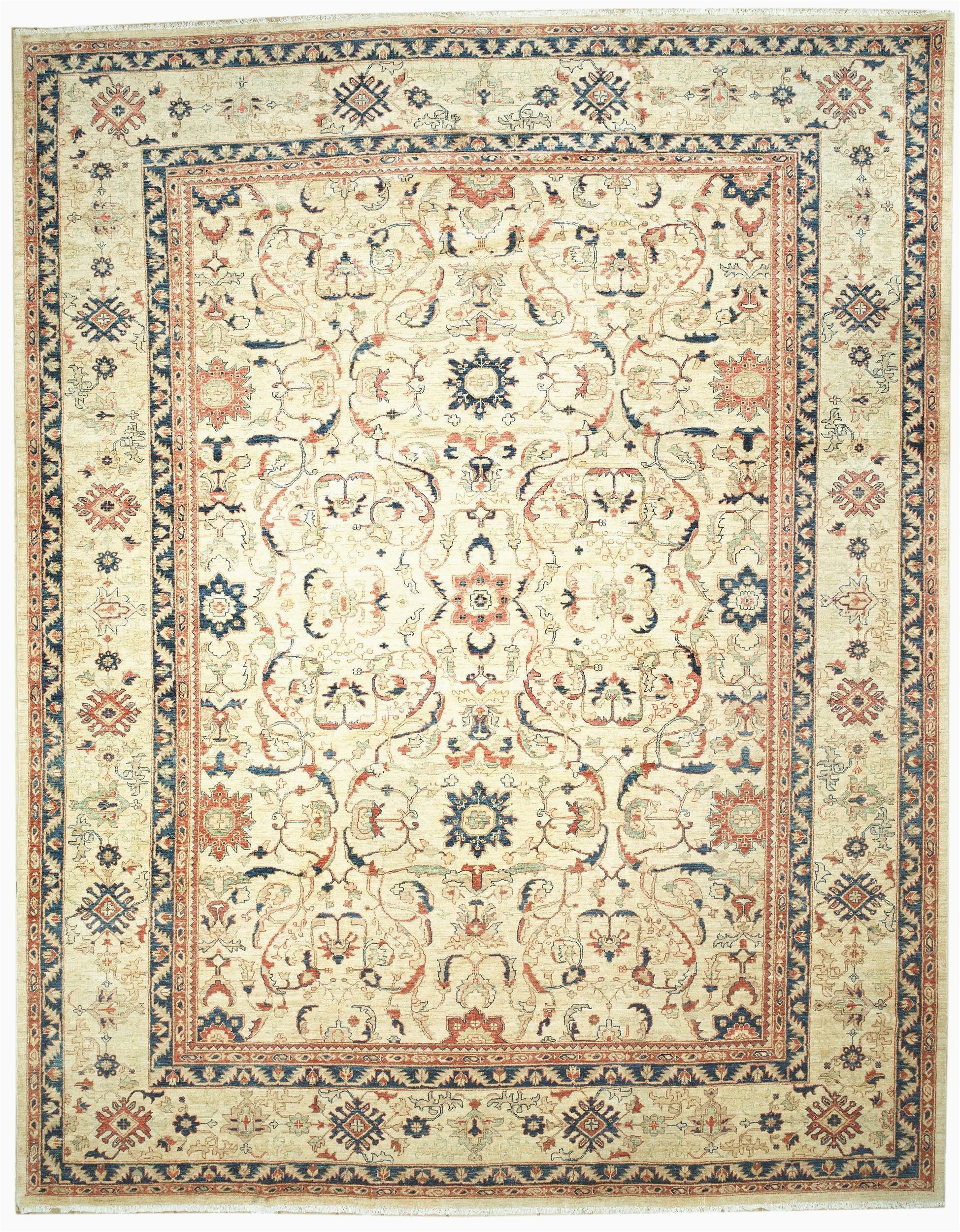 Large area Rugs 12 X 15 This Beautiful Handmade Knotted Rectangular Rug is