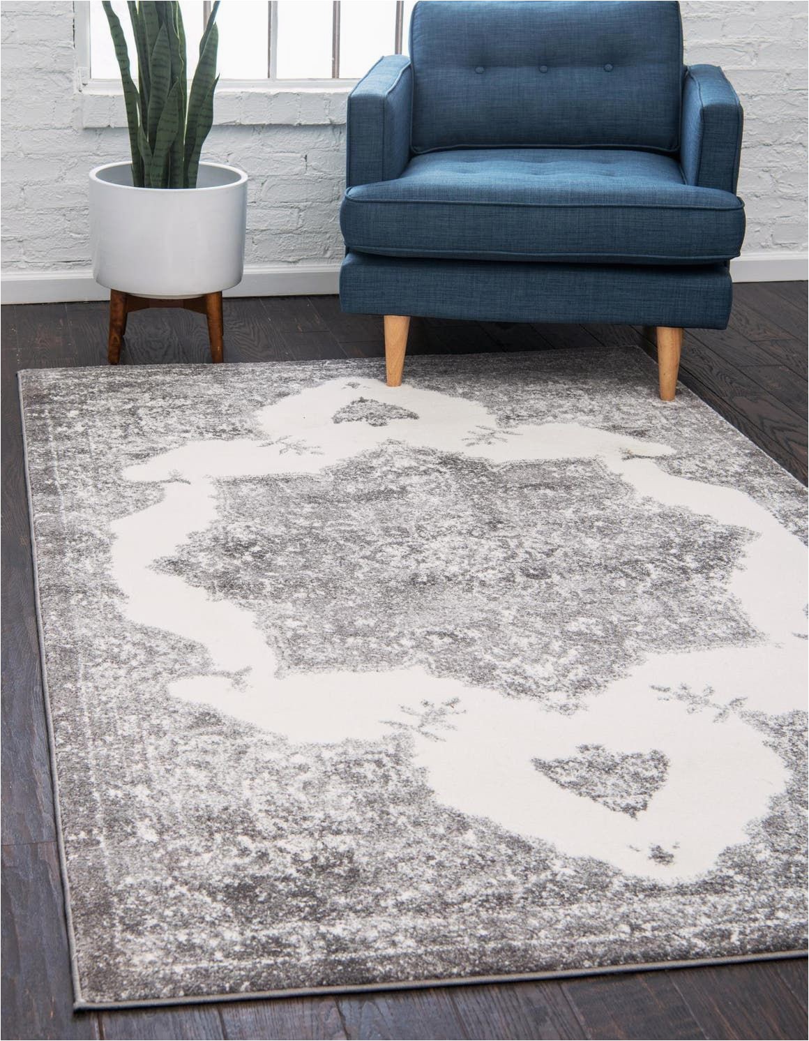 Large Gray and White area Rug Brighella Gray Vintage 9×12 area Rug In 2020