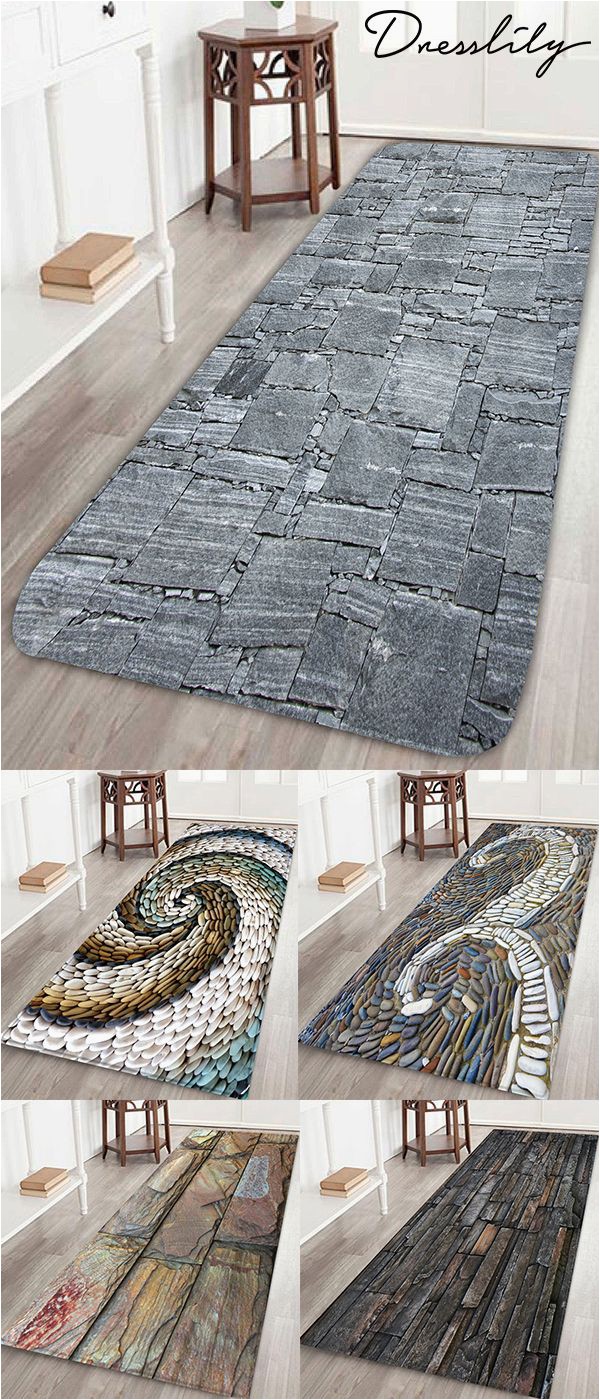 Large Square Bathroom Rugs Dresslily Stone Printed Water Absorption area Mat