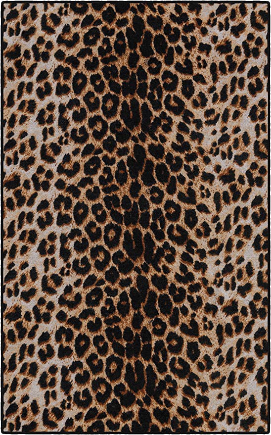 Leopard Print Bathroom Rugs Brumlow Mills Animal Print area Rug for Living Room Dining Room Kitchen Bedroom and Contemporary Home Décor 3 4" X 5 Leopard