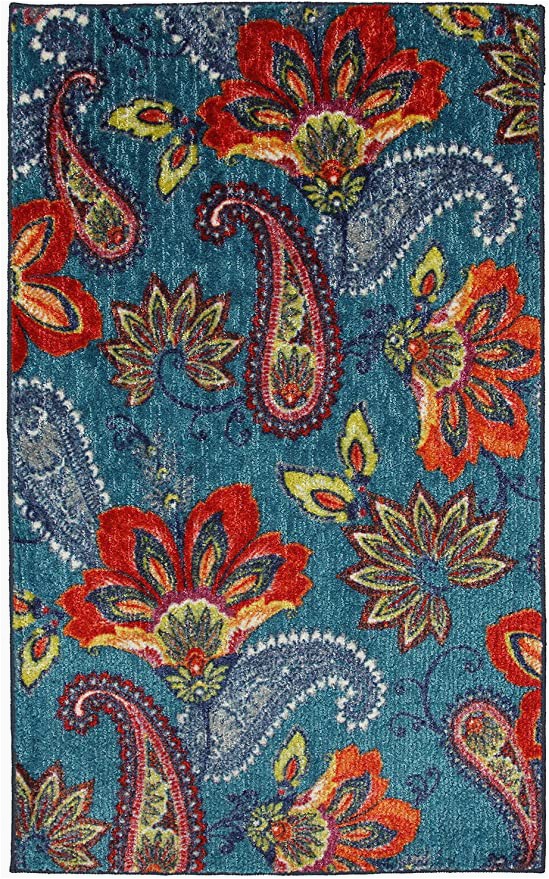 Maples Paisley Floral area Rug Mohawk Home Multicolor New Wave Whinston Paisley Floral area Rug 2 6"x3 10"