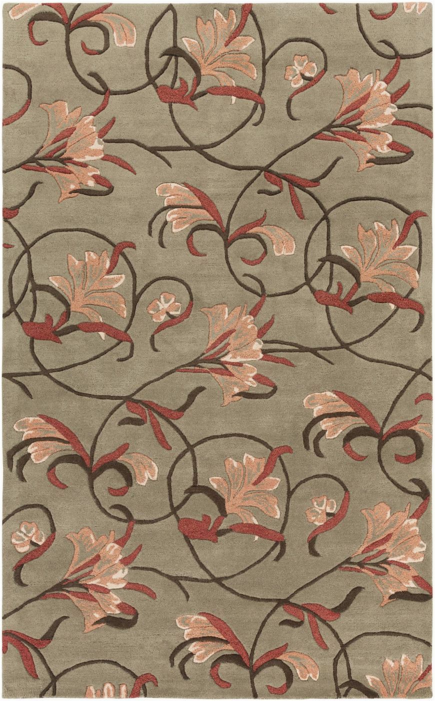 Maples Paisley Floral area Rug Surya Blowout Sale Up to Off G5153 268 Goa Floral and Paisley area Rug Neutral orange Only Ly $361 80 at Contemporary Furniture Warehouse