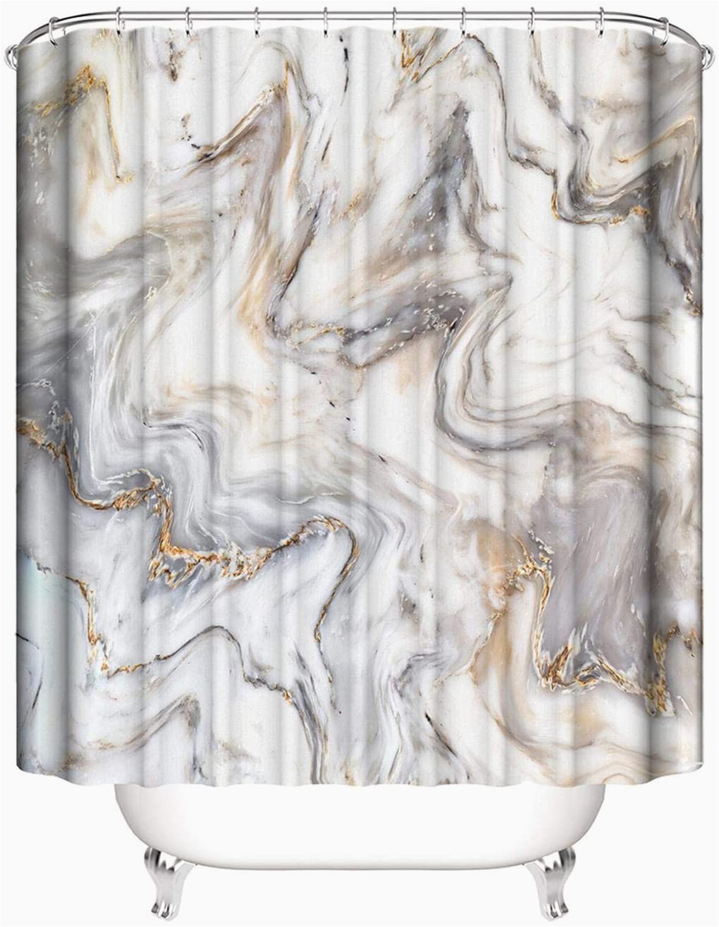 Marble Bathroom Rug Set Amazon Washable Shower Curtain Marble Shower Curtain