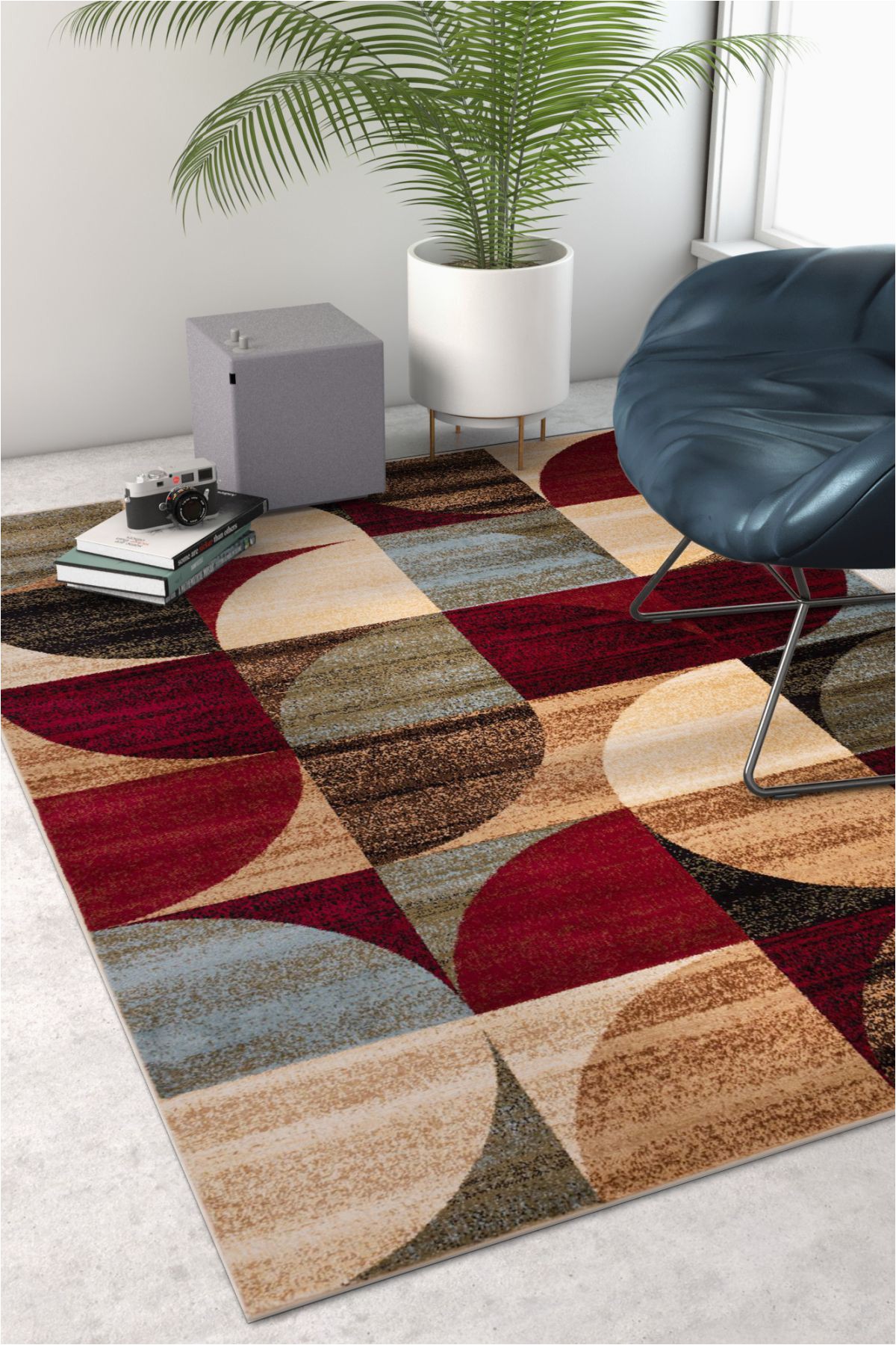 Mid Century Modern area Rugs for Sale Mid Century Modern Multicolor Geometric Modern area Rug
