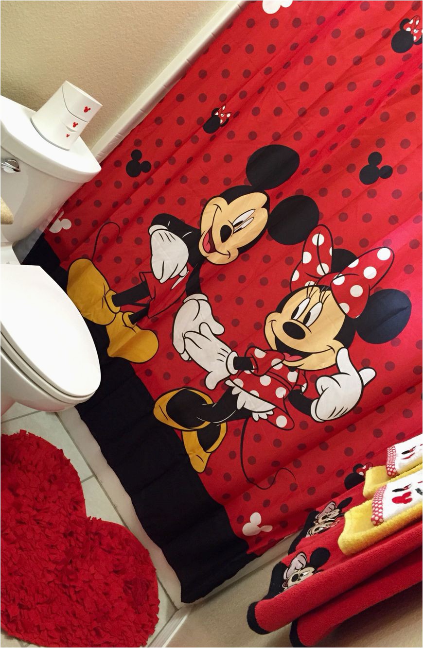 Minnie Mouse Bathroom Rug Mickey and Minnie Mouse Bathroom Decor
