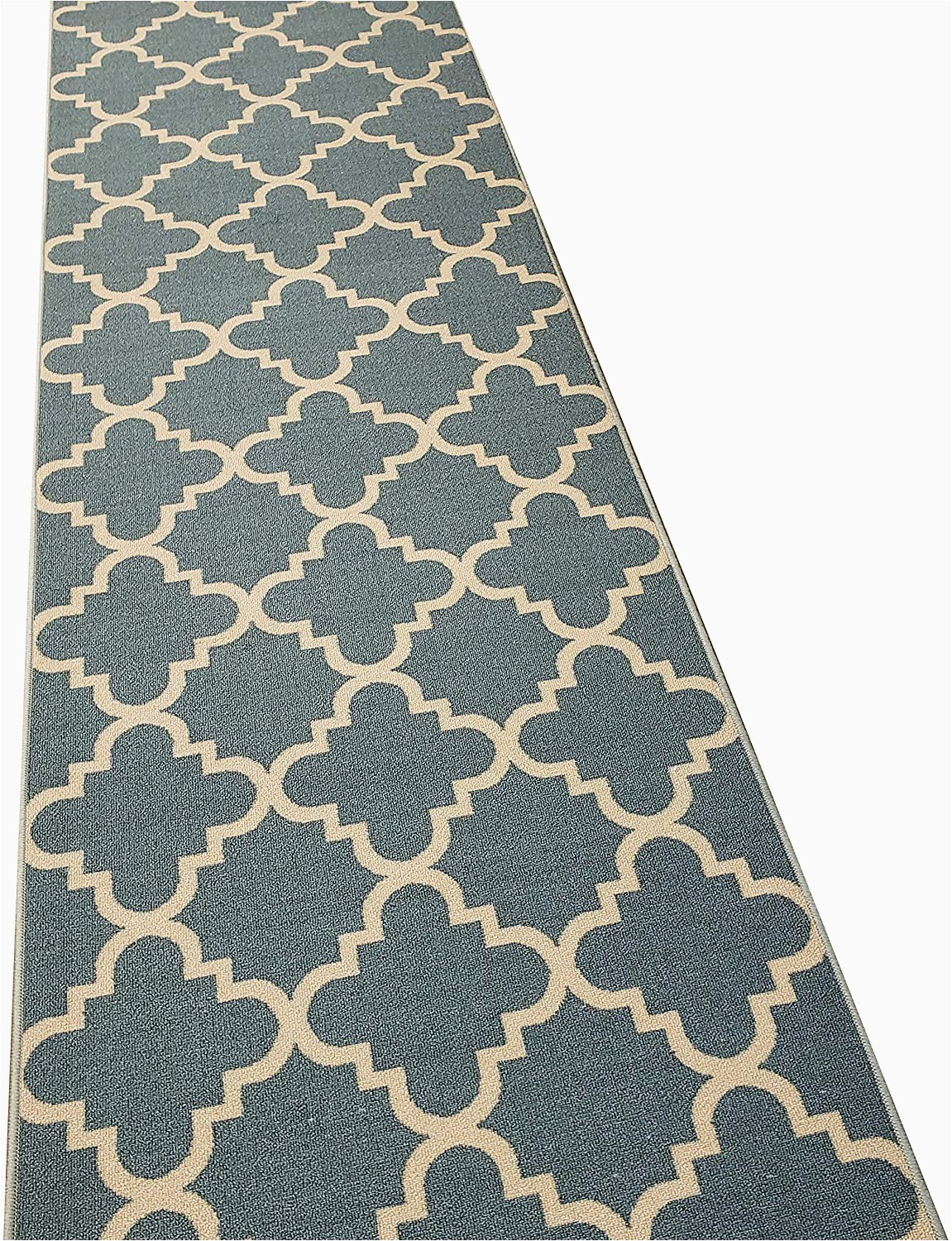 Non Skid Washable area Rugs Runner Rug 2×7 Green Trellis Kitchen Rugs and Mats