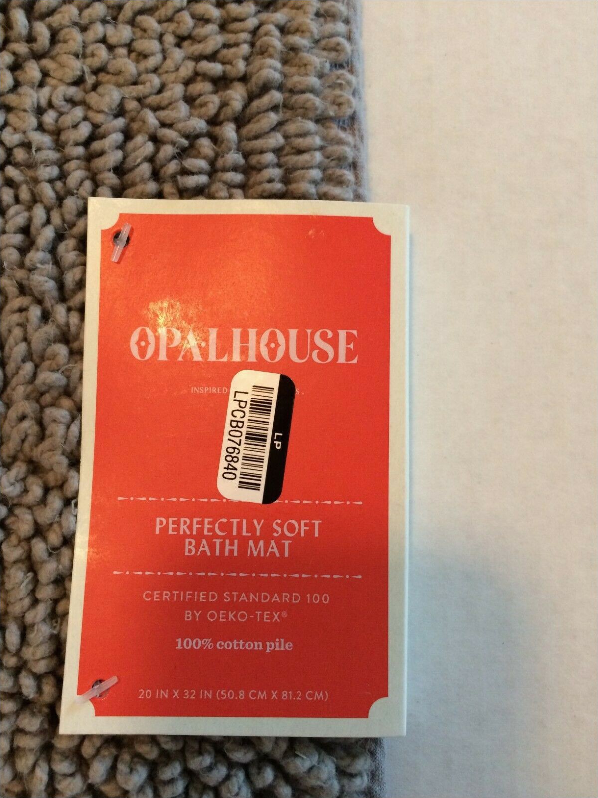 Opalhouse Perfectly soft Bath Rug Opalhouse Perfectly soft Bath Mat Rug Jet Gray 20 X 32 100