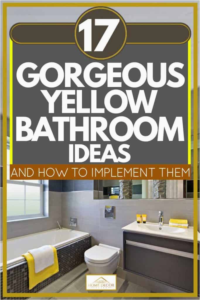 Pale Yellow Bathroom Rugs 17 Gorgeous Yellow Bathroom Ideas [and How to Implement them