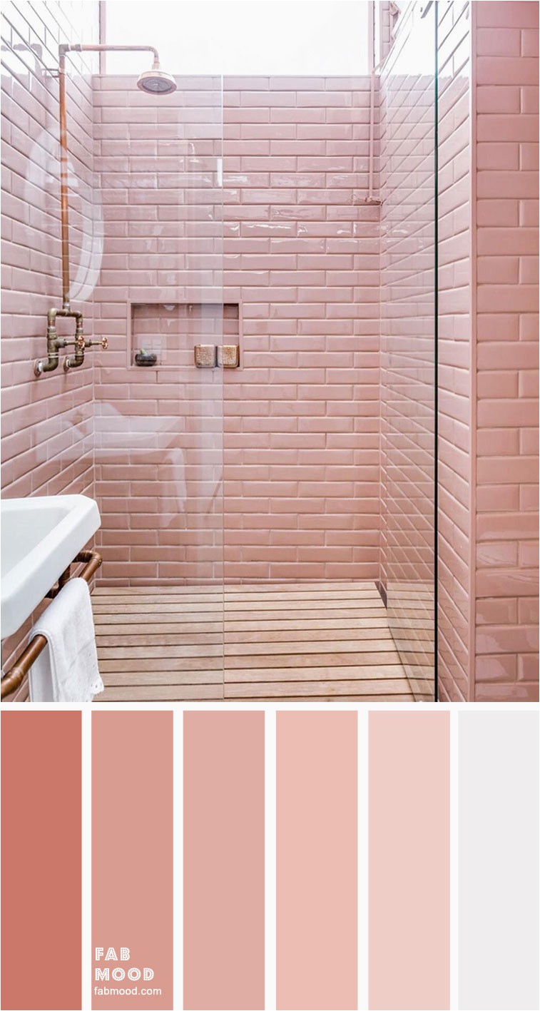 Peach Color Bathroom Rugs 8 Beautiful Color Schemes for Bathroom Color Ideas Peach Pink