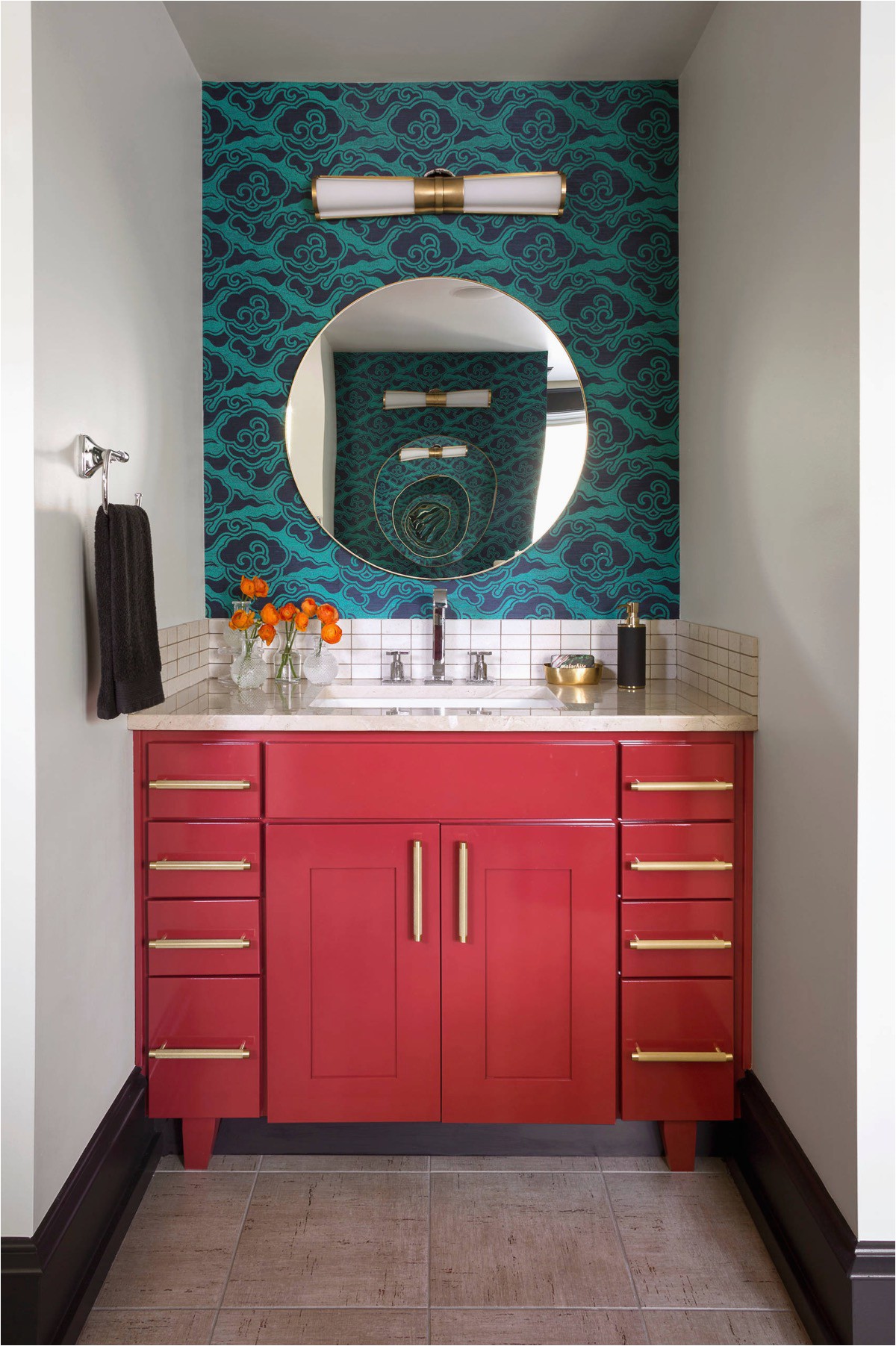 Red and Gold Bathroom Rugs 51 Red Bathrooms Design Ideas with Tips to Decorate and