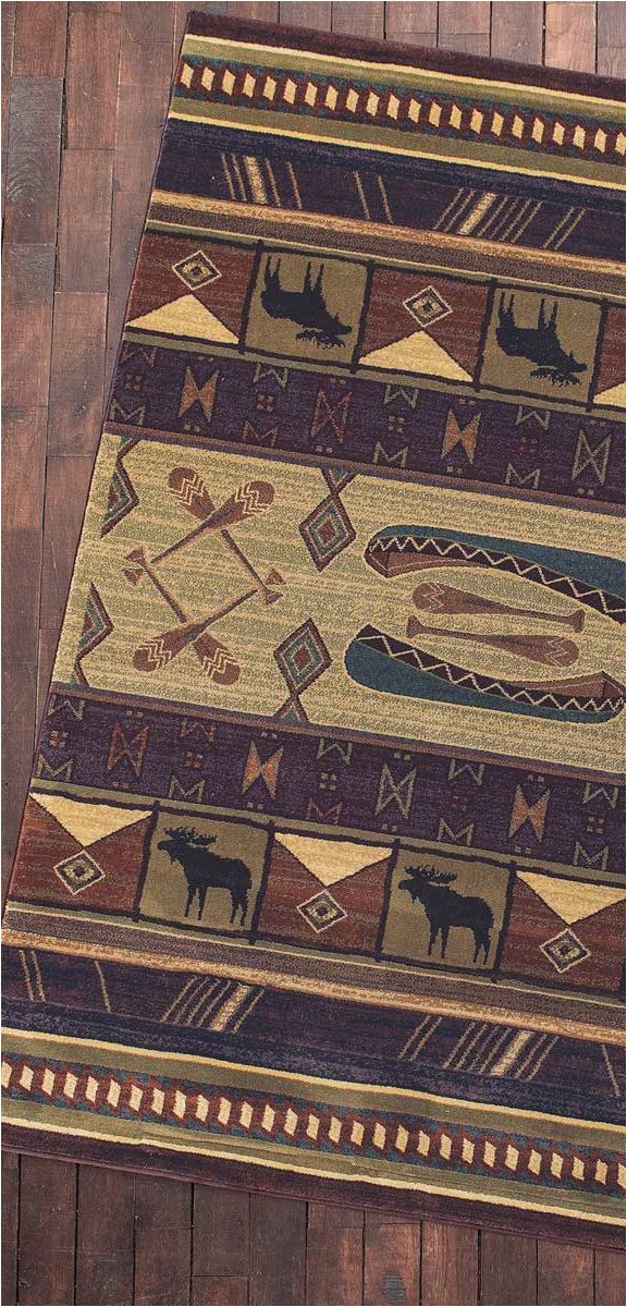 Rustic Cabin Lodge area Rugs Log Cabin Rug Cabin & Lodge Rug Collections