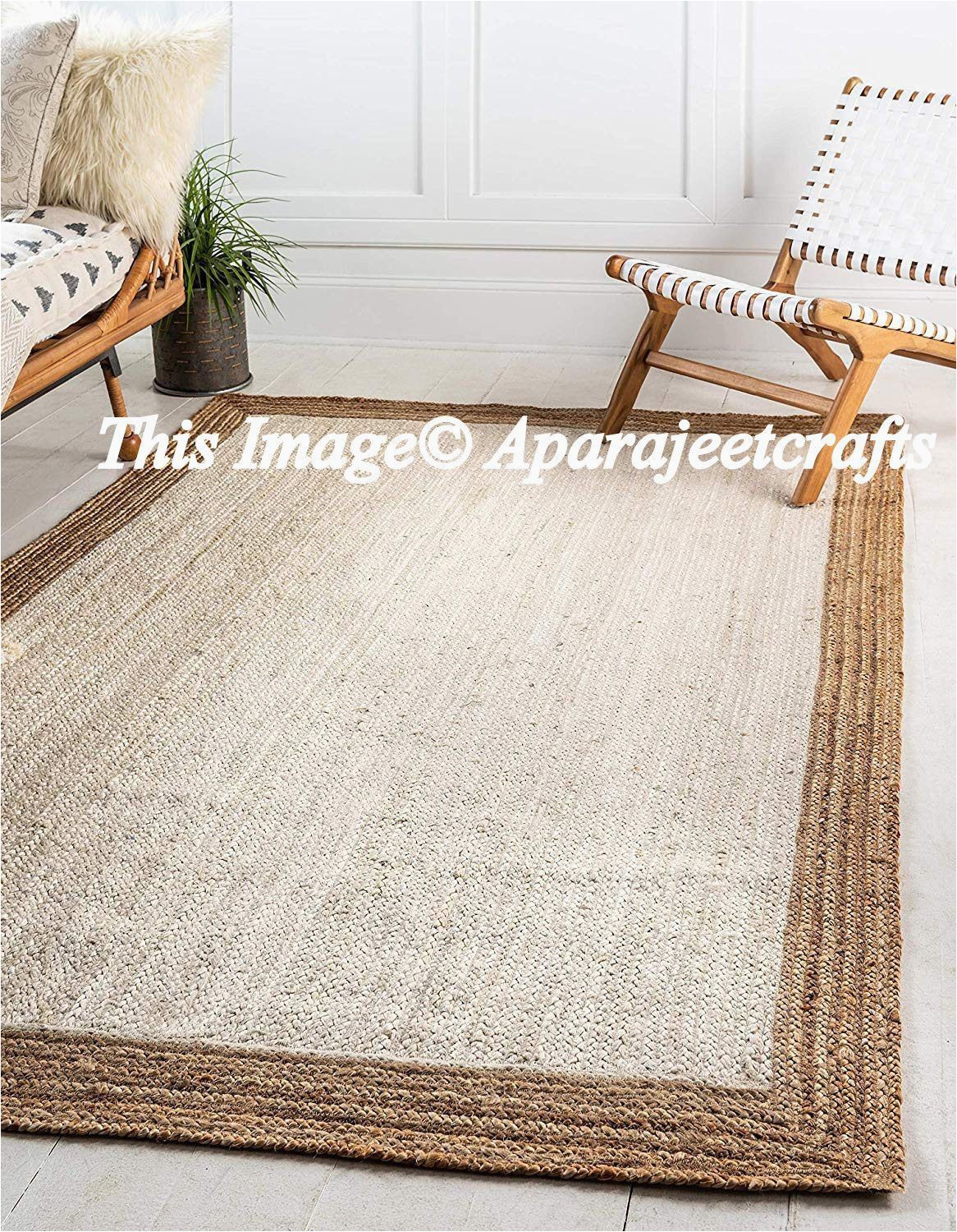 Solid Color area Rugs 6×9 Indian Braided Floor Jute Rug Natural Jute Rug Natural Rug