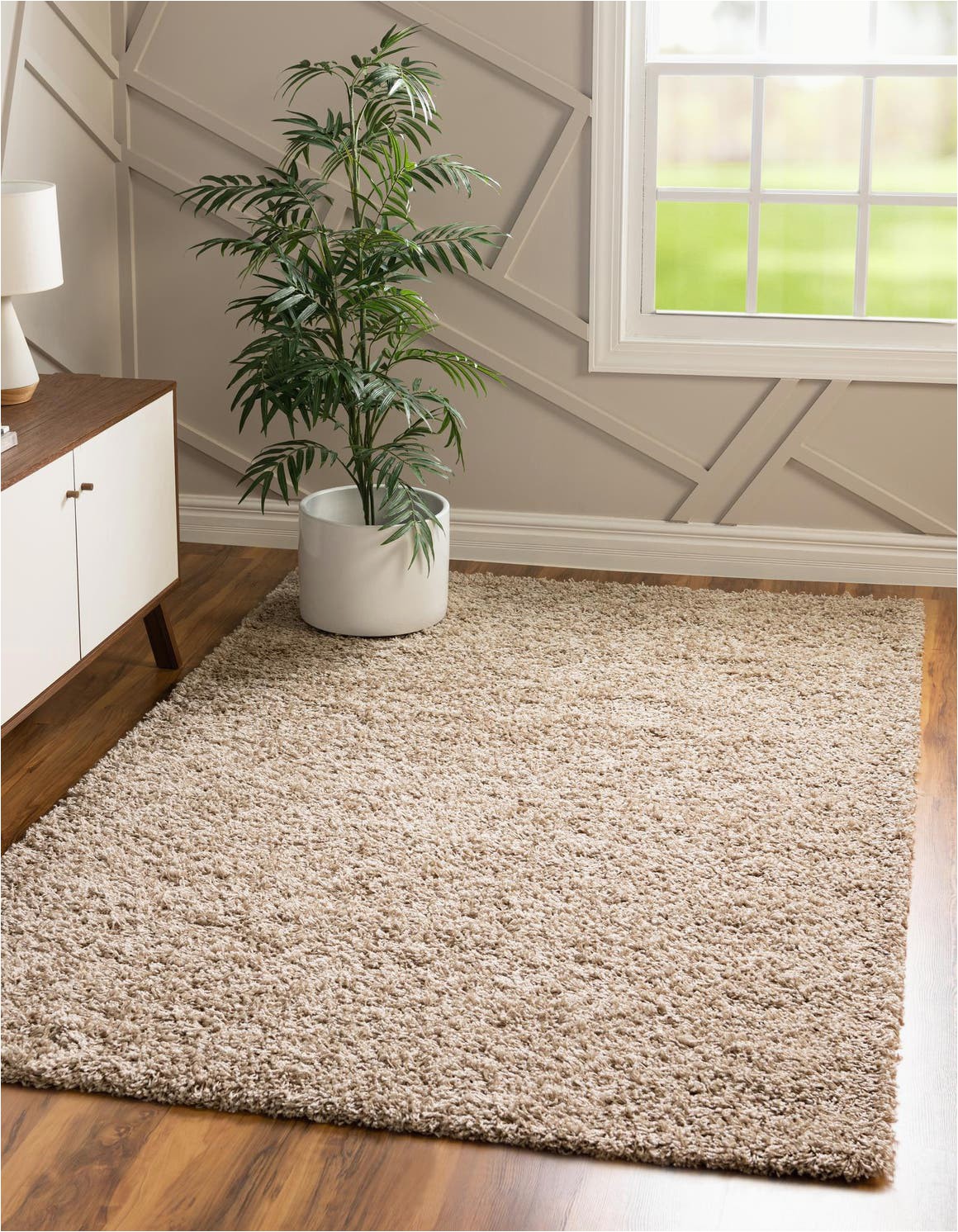 Solid Color area Rugs 6×9 Taupe 7 X 10 solid Shag Rug