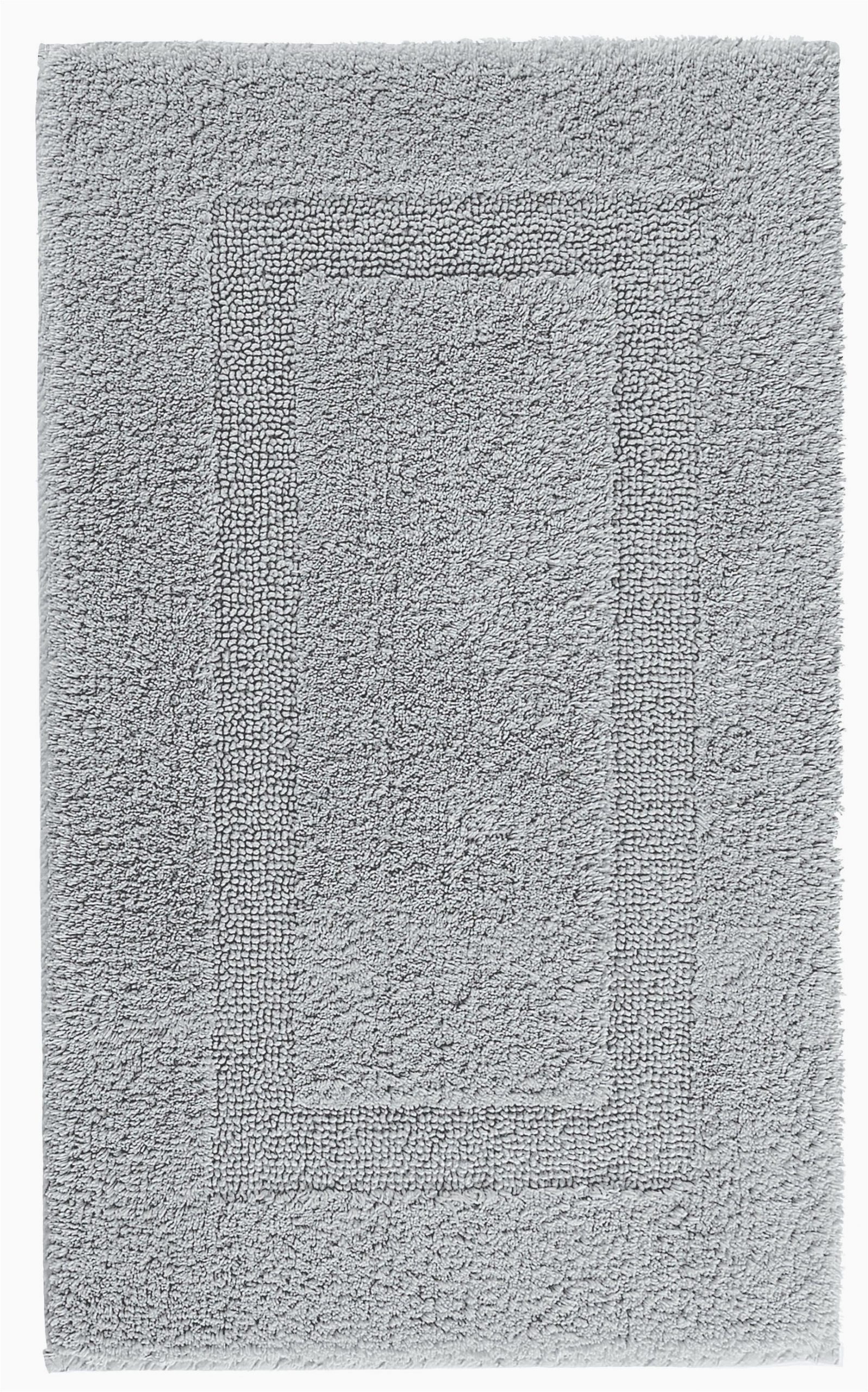 Thick Reversible Bath Rugs Classic Reversible Bath Mat In Silver Heaven to Step Out
