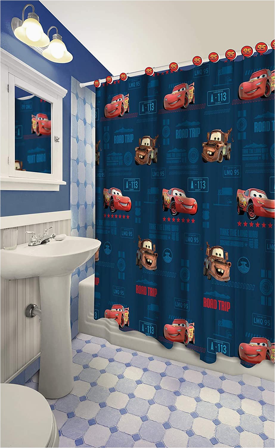 Toy Story Bathroom Rug All New Fabric Shower Curtain Set Disney with 12 Matching Hooks toy Story
