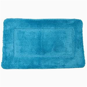 Turquoise Color Bathroom Rugs Amazon Com Square Design Turquoise Blue Bathroom Mat