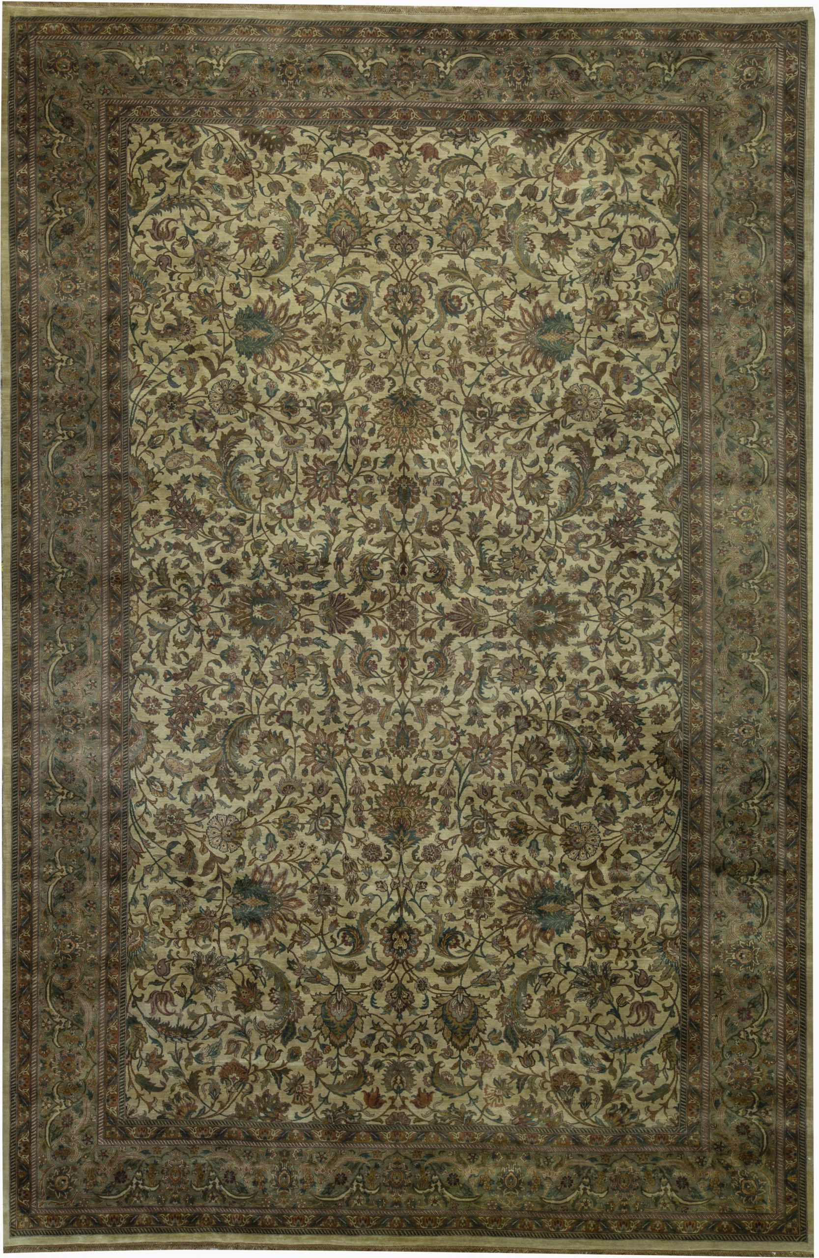 14 X 18 area Rugs E Of A Kind Bikaner Coll Handwoven 12 1" X 18 Wool Brown area Rug