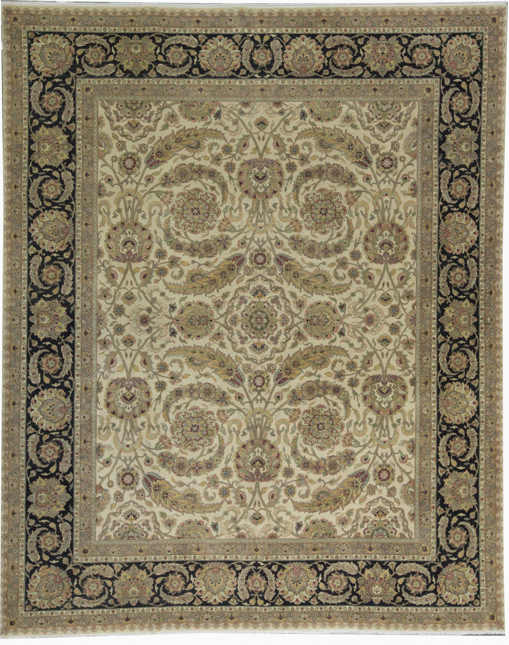 14 X 18 area Rugs E Of A Kind Mountain King Hand Knotted Brown Black 11 10" X 14 7" Wool area Rug