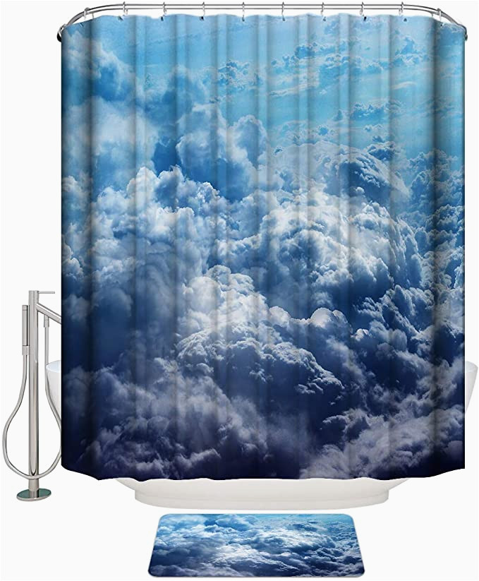 36 X 72 Bath Rug Amazon Com Leotear Shower Curtain Set with Bath Rug Vast