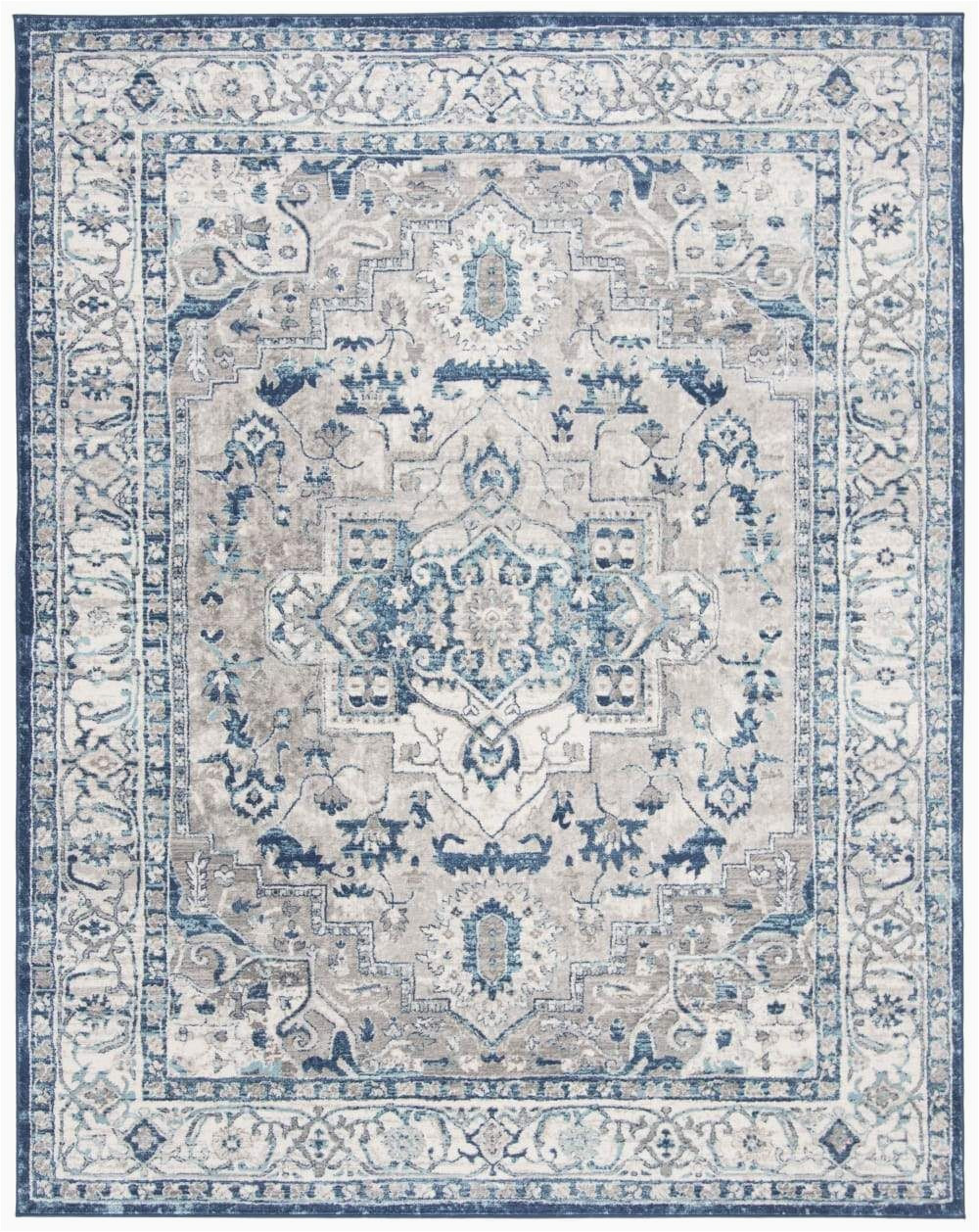8×10 Blue and Gray Rug Chase 851 8 X 10 Gray Rug In 2020 Blue Grey Rug Blue