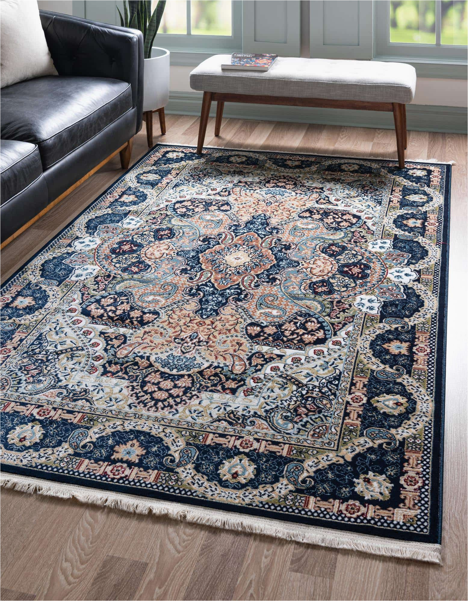 8×10 Blue and Gray Rug I Also Loved their Blue 8×10 Rabia area Rug 6271536rt