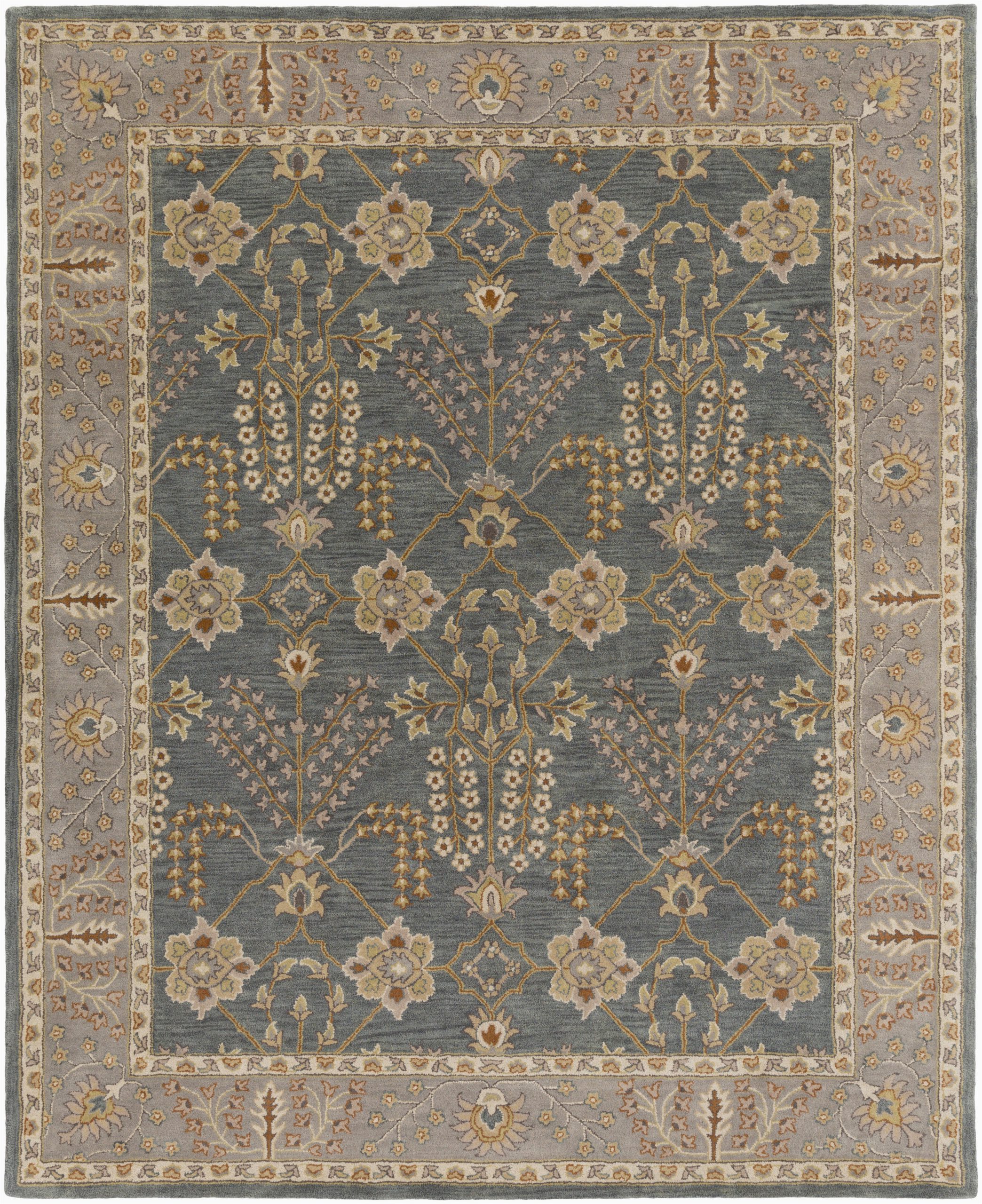 Ann and Hope area Rugs Henriksen Hand Tufted Teal area Rug